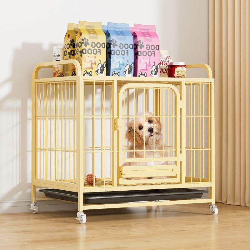 置物架狗笼子小型犬中型犬带泰迪比熊专用厕所分离室内狗窝围栏
