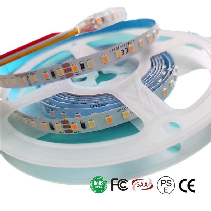 美规140灯双色灯带DC24V调光10CM7灯一剪 111LM/W高光效显指90