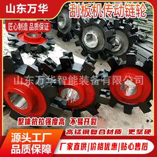 刮板机传动链轮  铸钢圆环工业传动链轮  工业单双排机械传动链轮