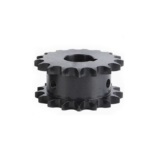 VLR11-50假双排链轮5分双驱厚度40成品孔12齿-21齿45号钢淬火