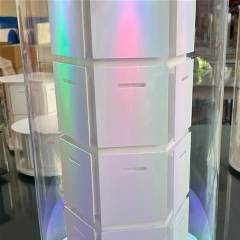 亚克力奖牌展示收纳盒灯带自动旋转六边形18枚230*265*H365mm,商业/办公家具,展示柜/陈列柜/展示架/货柜,淘宝优惠券,粉丝福利购,淘宝优惠卷