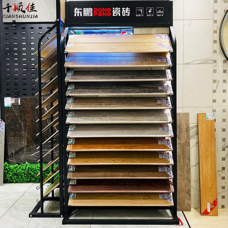 速发整体橱柜门板展架300铝扣板展示架色板石材立式展示架450集成