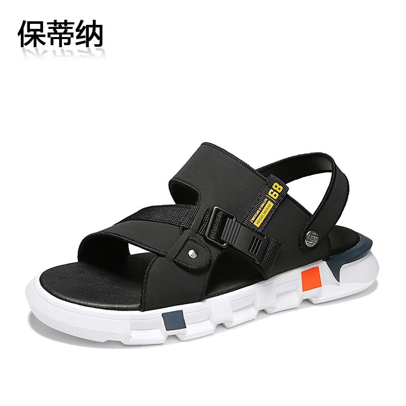 凉鞋男夏季2021年新款外穿w沙滩防滑凉拖软底轻便夏天外出两用拖