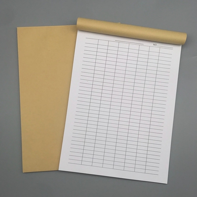 A4加厚空白万能表格本账务会计记帐明细本L可定制印刷统计出入库