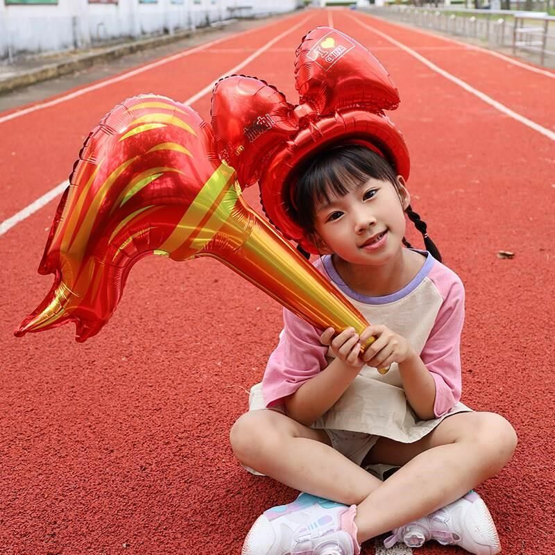 学生运动会比赛加油气球发箍助威充气棒演唱会集体团建道具学生