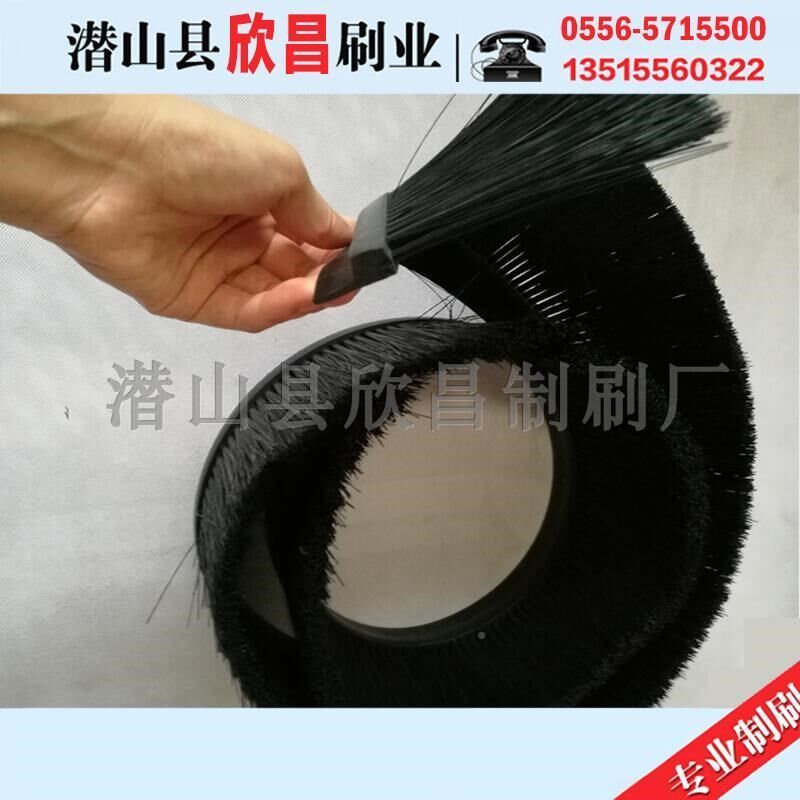 橡密封软毛刷909毛条PVCw备工胶业设除尘木工机械条刷耐高温尼龙