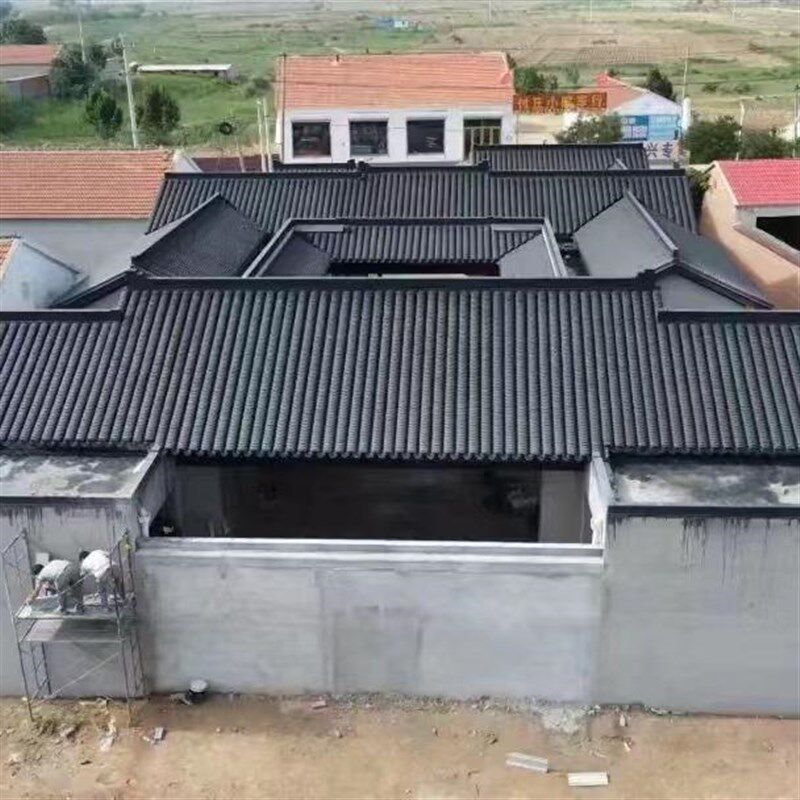 青瓦仿古瓦古建青瓦瓦仿古小青瓦陶土板瓦片青砖青瓦量大从优