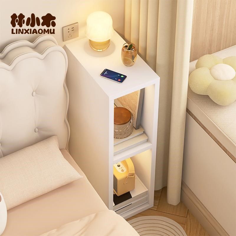 超小床头柜替代品床边夹缝小型窄柜卧室床头缝隙15cm极窄迷你柜子,住宅家具,床头柜,淘宝优惠券,粉丝福利购,淘宝优惠卷