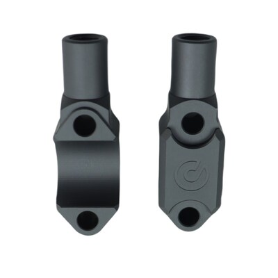 适用KTM 390 790 890 DUKE改装左右后视镜底S座 镜座固定支架镜码