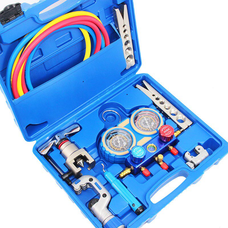 东晓CT-8A 制冷工具套装 CT-8A加氟表 扩口器涨管器割刀组合套装