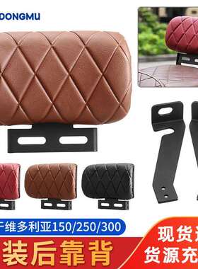 24款龙嘉维多利亚150si/250后靠背300i腰靠后座靠背原车无损改装