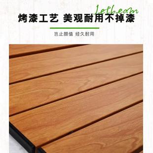 户外露营车铝合金桌板野餐车桌板可折叠野营餐桌面蛋卷桌 面板E18