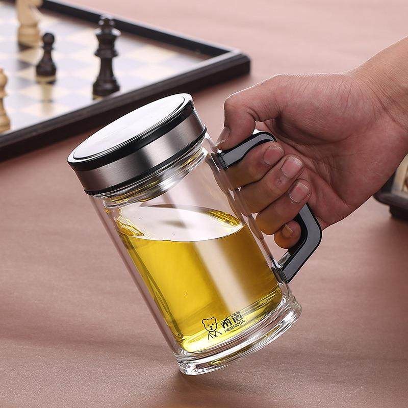 希诺XN-7006双层玻璃杯带手柄商务便携办公泡茶杯过滤网透明,鲜花速递/花卉仿真/绿植园艺,割草机/草坪机,淘宝优惠券,粉丝福利购,淘宝优惠卷