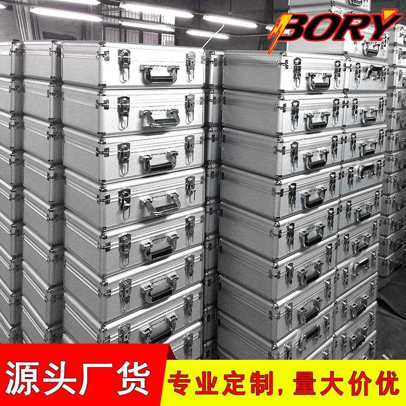 手提采耳工具箱仪器仪表设备收纳盒带锁大号铝合金防潮多用途