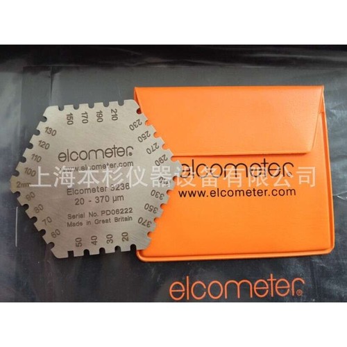 Elcometer 3236六角湿膜梳、湿膜测厚仪K0003236M201(20-370um)