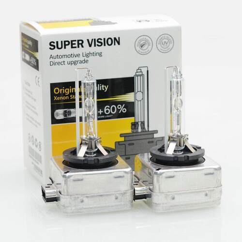 汽车前灯头灯 35WD3S/D3R氙气灯替换灯泡白色金属支架底座12V