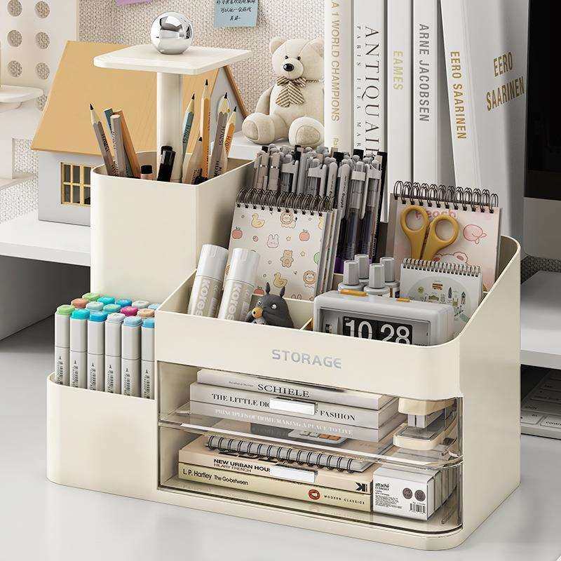 桌面纳盒抽屉式学生笔筒办公室位置物书桌文具整理盒多功能大容量,鲜花速递/花卉仿真/绿植园艺,割草机/草坪机,淘宝优惠券,粉丝福利购,淘宝优惠卷