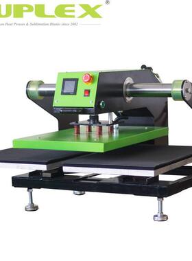 CB2大面积气动热转印烫画机烫钻烫画转印机双工位T-shirt热压机