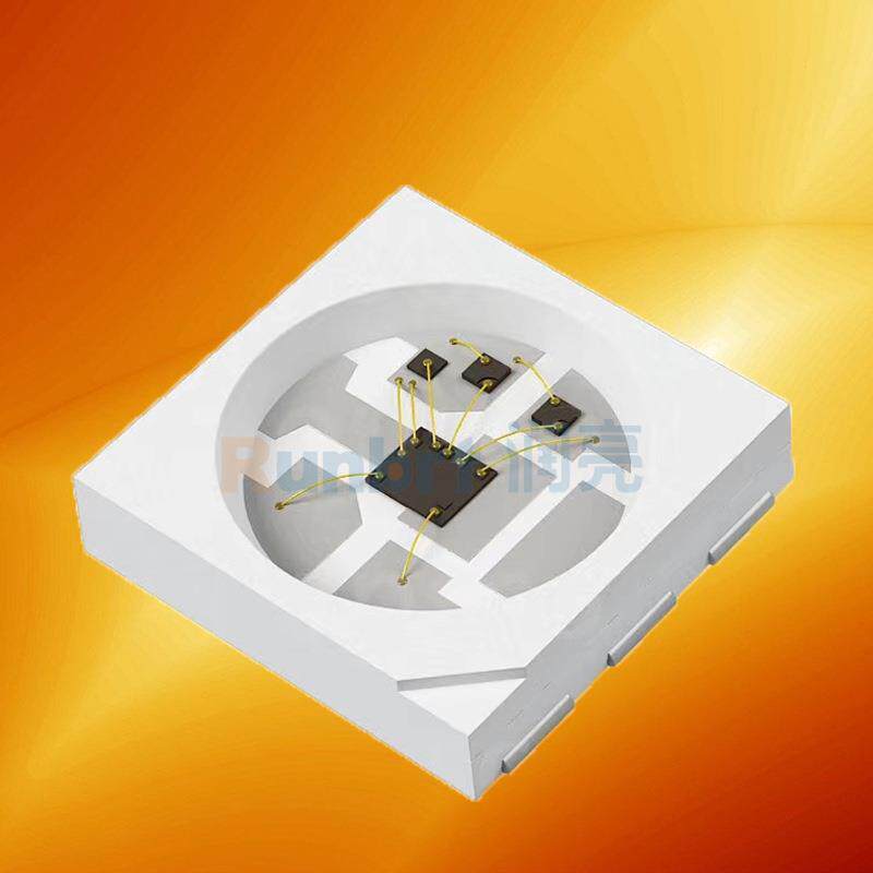 SK9822信号线时钟线5050幻彩RGB高速刷新单点逐点跑马追逐变幻