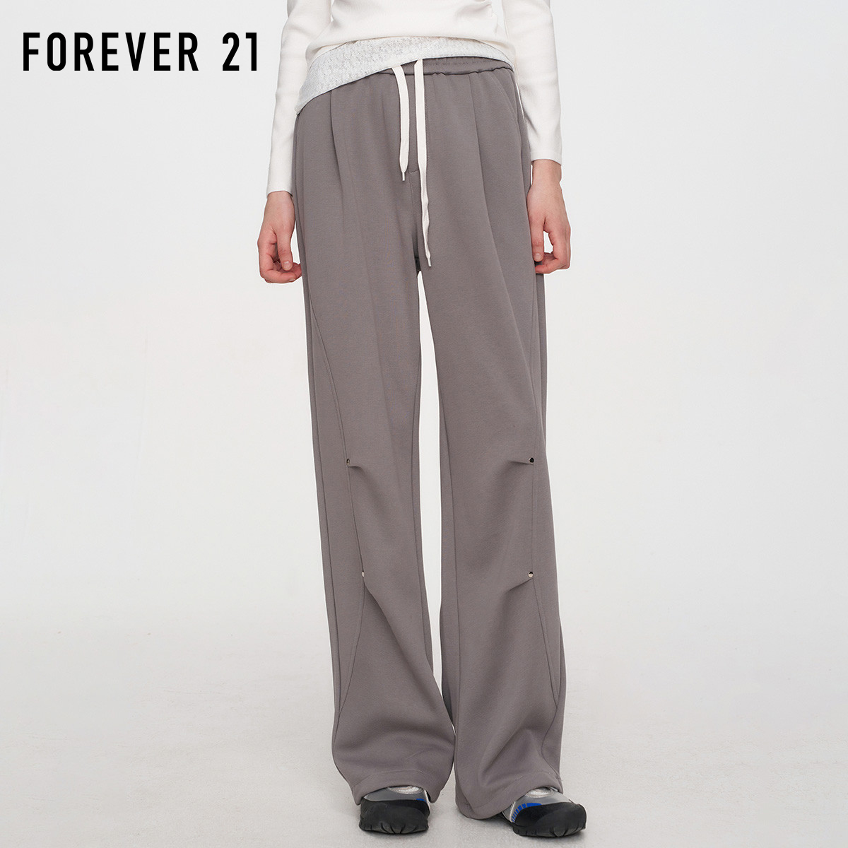 FOREVER21美式高街直筒长裤
