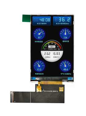 工厂直销3.5寸IPS全视角带RGB/MCU/SPI接口320x480液晶显示模块