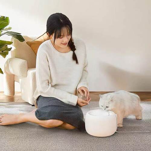 xcho猫咪饮水机宠物喂水器自动循环喝水碗流动过滤水盆宠物水碗