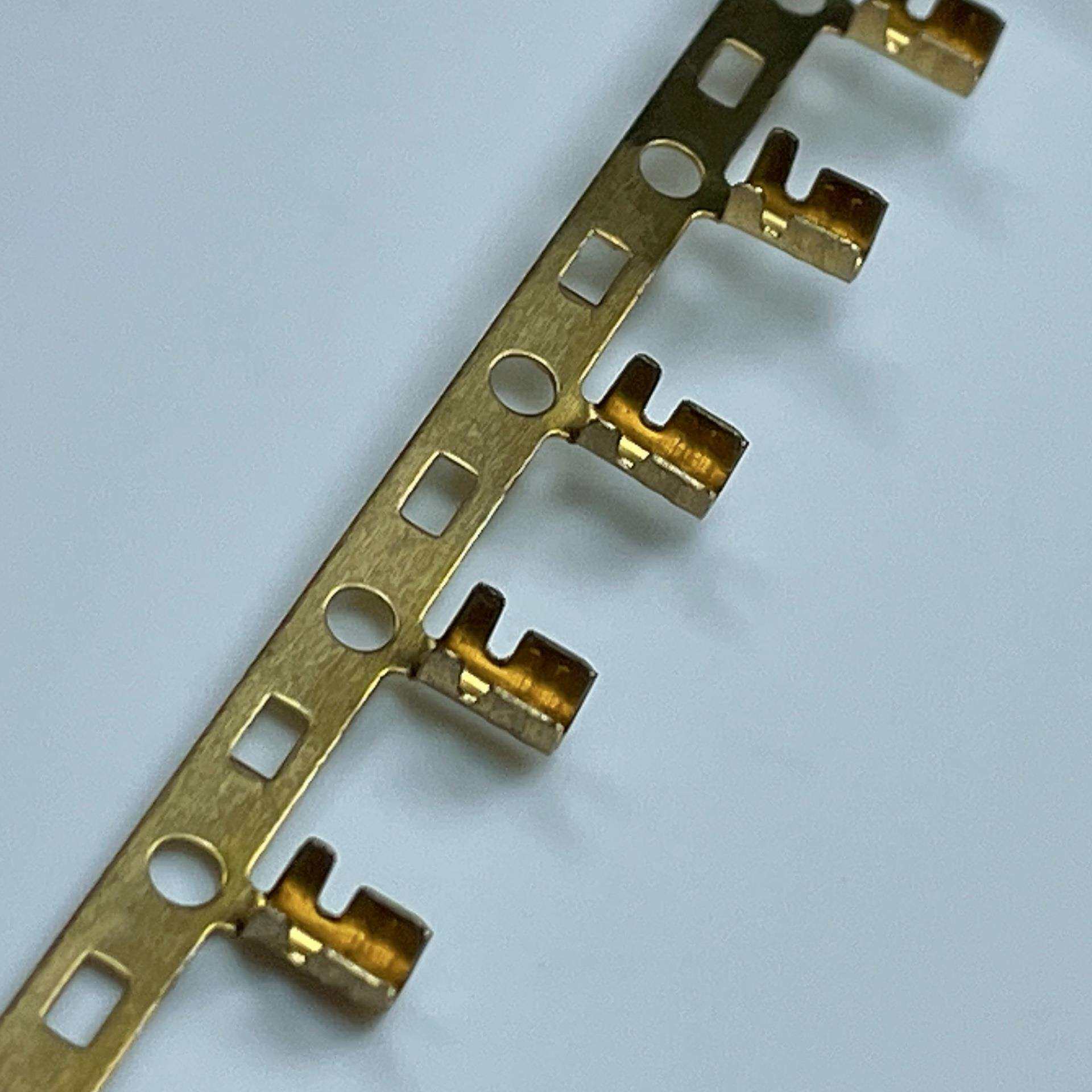 双U特小号4.2*2.9横带端子 铆线压线卡线端子 双U型端子 双脚端子
