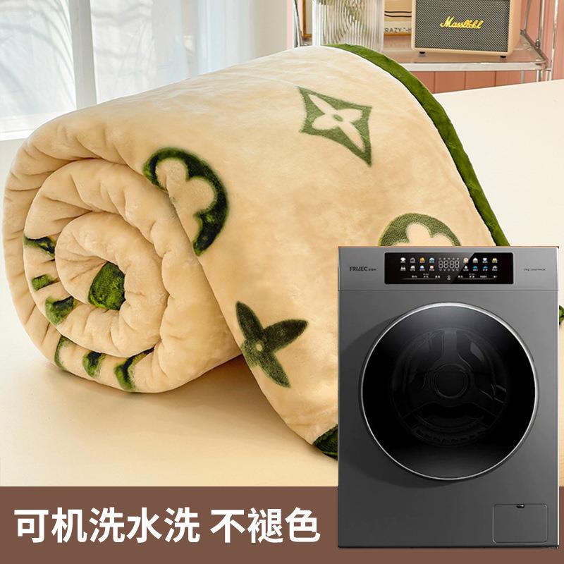 保暖拉舍尔毛毯被冬季加厚床上用超厚盖毯学生宿舍床单人午睡毯子