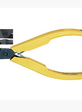 法国 Lindström 工具-电子设备斜嘴钳，尖头，带凹槽