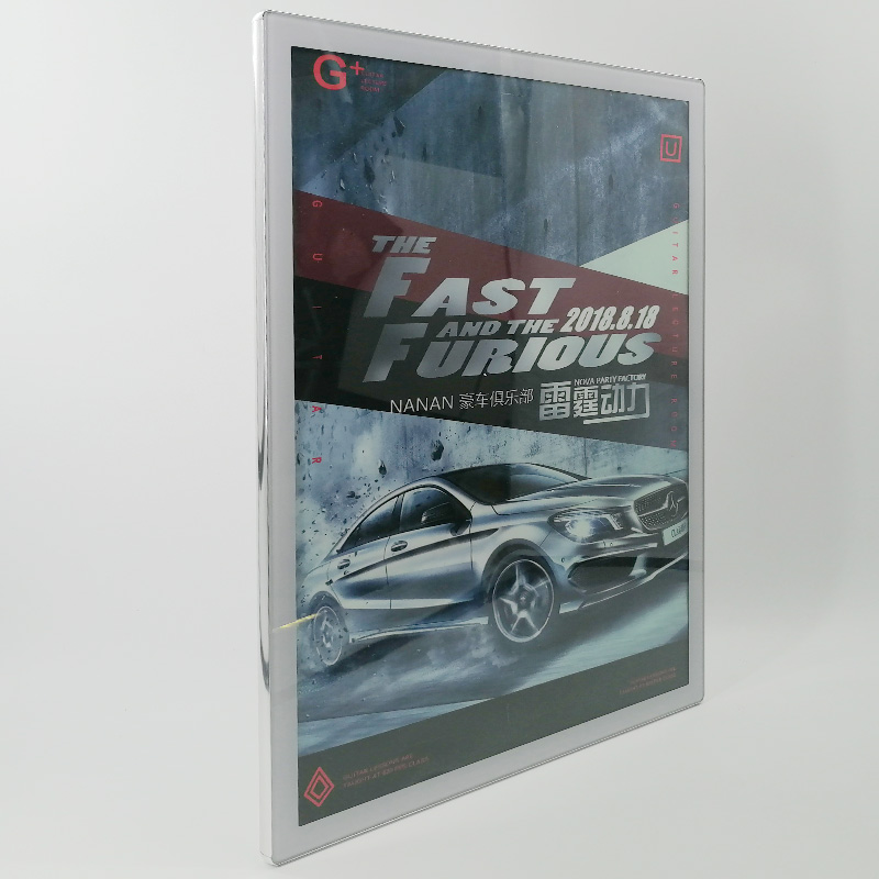 圆角电梯海报框分众画框展板制度海报框广告宣传展示板电梯传媒框