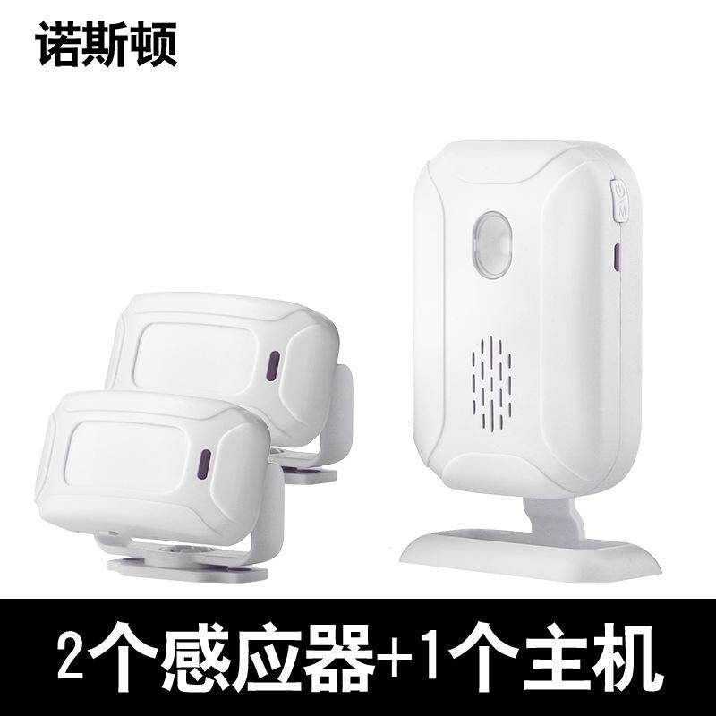 欢迎光临感应器店铺进门门铃语音B迎宾开门提醒铛商铺用玲1拖2叮