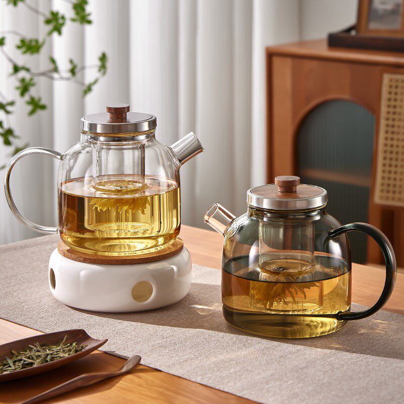 雅港玻璃泡茶壶耐高温养生茶壶家B用大容量电陶炉煮烧水果花茶茶