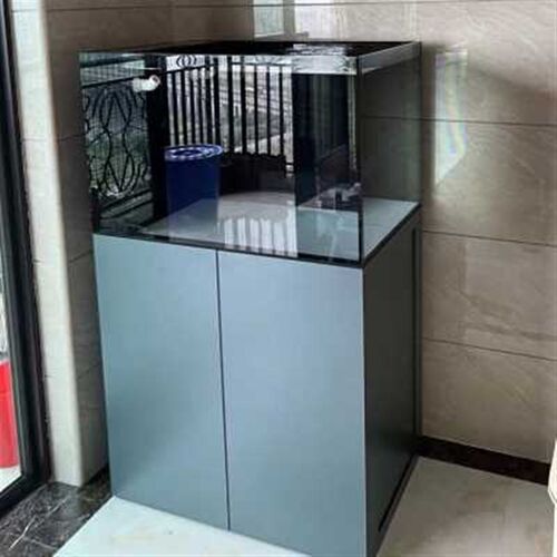 新款定制海水珊瑚缸底p滤海缸底部过滤海水鱼缸超白背滤海缸侧滤