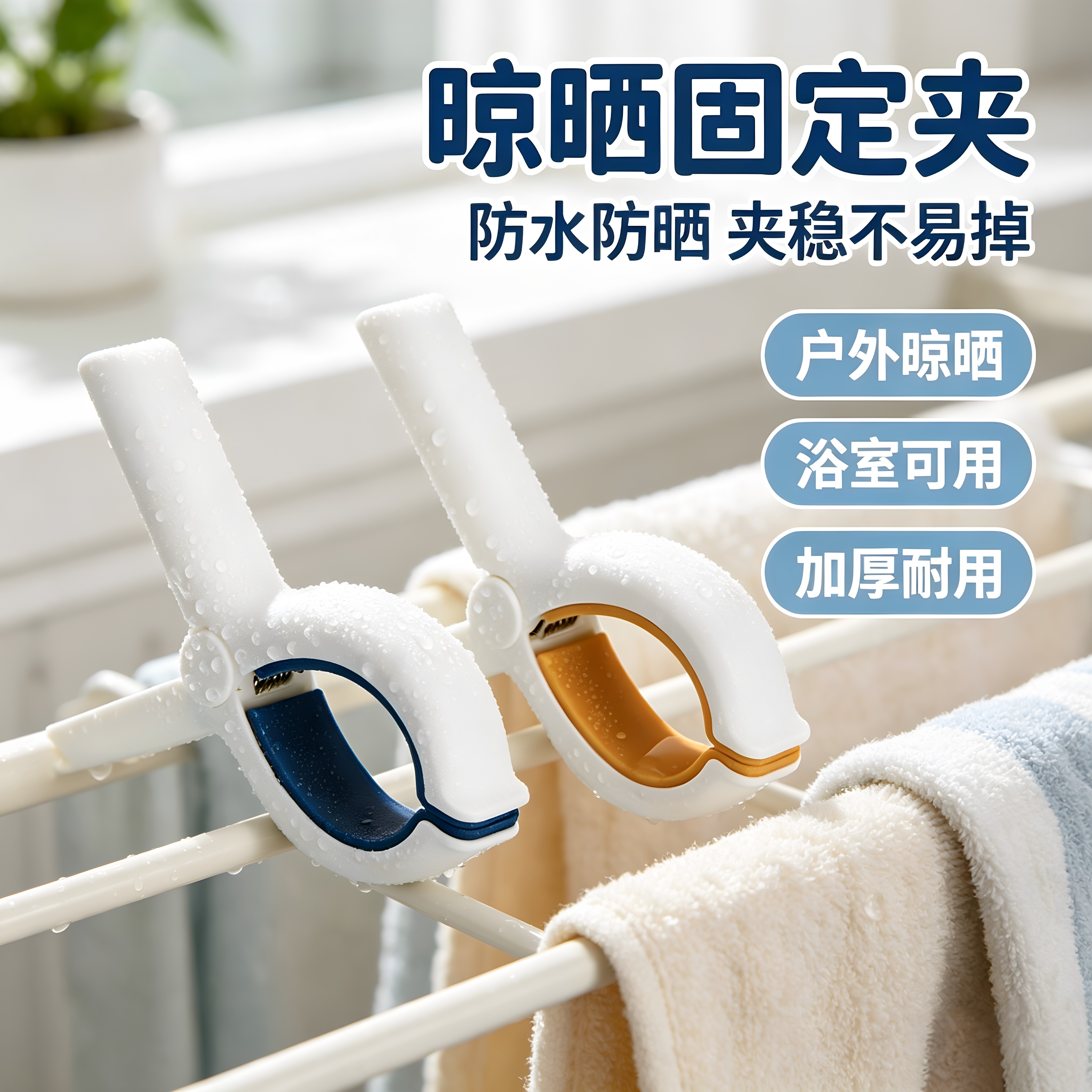 强力防风大夹子晒被子夹子无痕