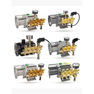 家用黑猫220v高压清洗机QL280/380型洗车机刷车器配件铜泵头总成