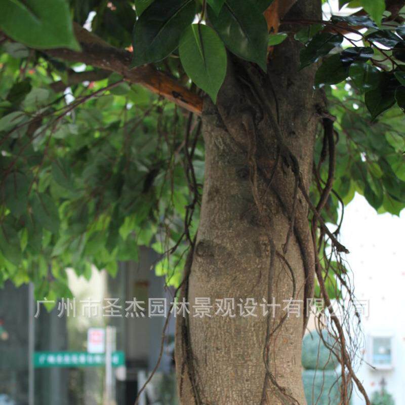 厂家直销仿真榕树大型假榕树植物装饰枫树仿真藤条榕树叶厂家