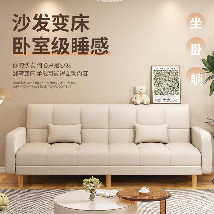多功能可折叠沙发床两用2025新款小户型客厅单人法式简易伸缩床