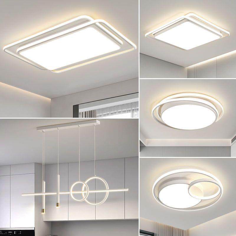 2023新款客厅主灯现代简约灯具LED大气全屋套餐组合卧室灯吸顶灯