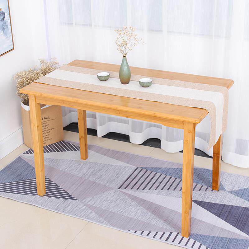 I1餐桌实木四方桌家用小户型吃饭桌正方形楠竹方桌子简约儿童学习