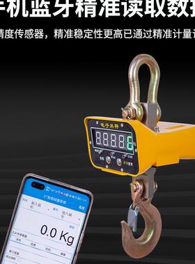 防水电子吊秤无线打印吊秤钢体吊秤 可泡水1T2T3T5T10T20T30T50T