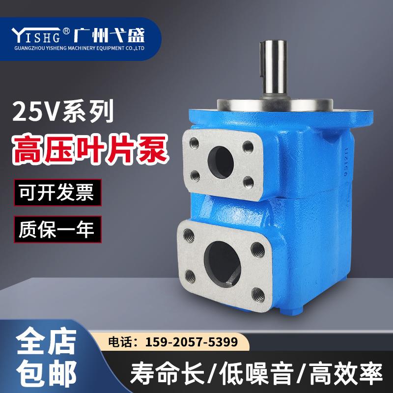 单联液压泵25V-10A/12A/14A/15A-1A/1B/1C/1D住宿机定量叶片油泵