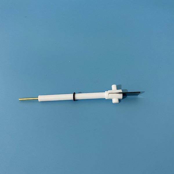 JJ110升级铂片电极夹 加固纯铂电极 铂工作电极夹Pt工作电极夹具