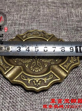 纯铜笔洗 烟灰缸家居装饰文房四宝仿L古铜器工艺品古玩收藏