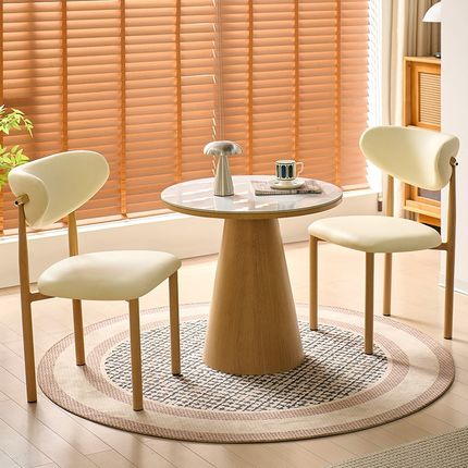 酒店同款蘑菇桌民宿边几r茶几售楼处客房休闲洽谈咖啡桌公寓小圆