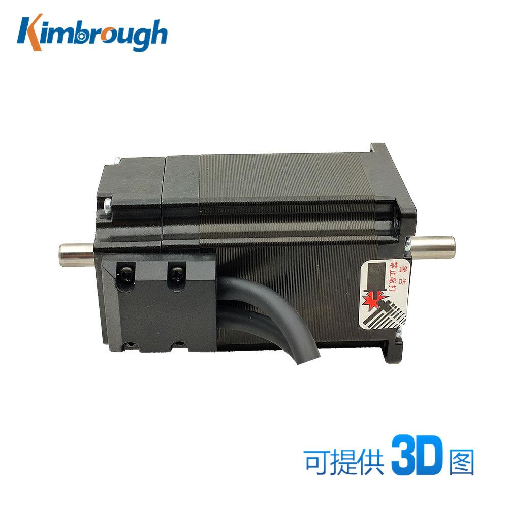 两相86双轴闭环步进电机 力矩10Nm 机身长155mm 轴径14MM