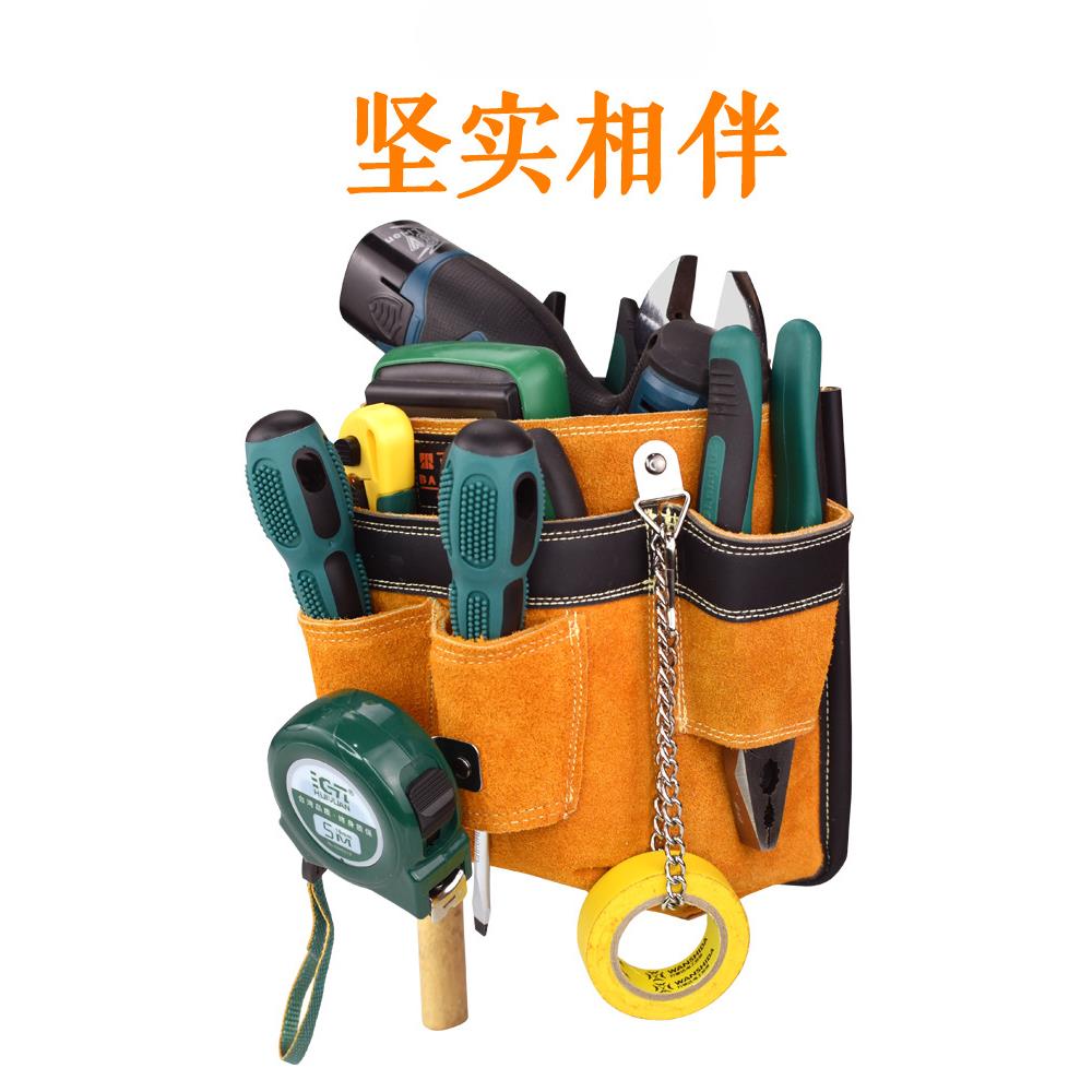 电工工具包腰包男工地工作多功能水电工木工钉兜电工包小型