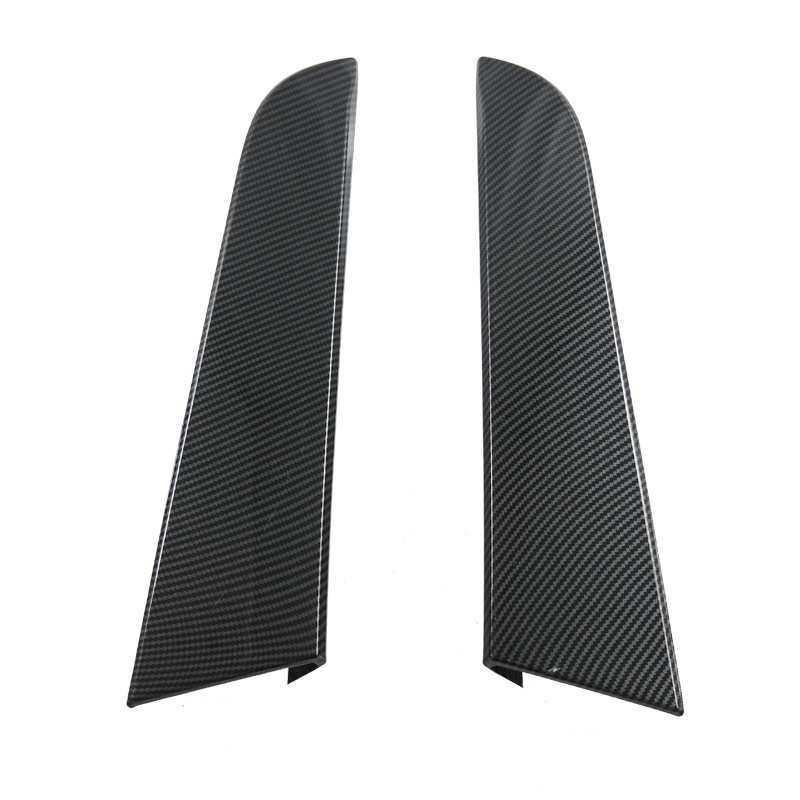 适用福特23款Everest后窗亮片车身装饰贴罩黑色碳纤维纹车窗