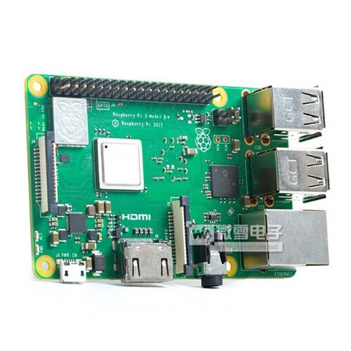 微雪Raspberry Pi 3 Model B+树莓派3代B+型 HDMI/USB 2.0/接口等