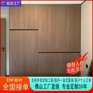 全屋定制工厂多功能衣帽间免拉手衣柜橱柜跨境直销酒店简易柜子