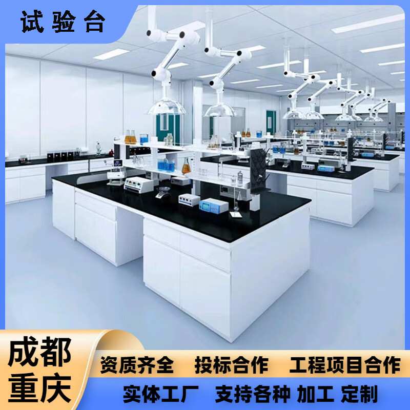 全钢实验台实验室工作台化验室操作台定制实验桌耐酸碱防腐试验台图片